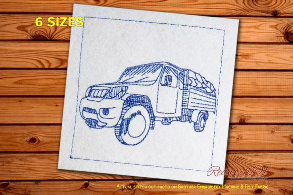 Farm Truck Bluework