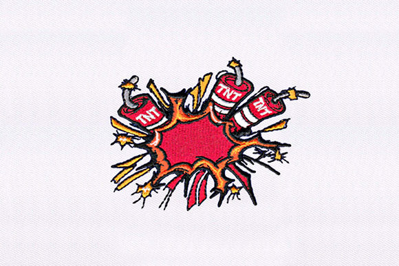 Red TNT Bombs Design