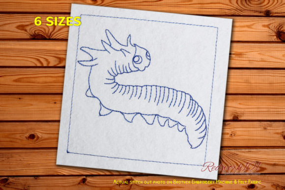 Sod Webworm Lineart Design