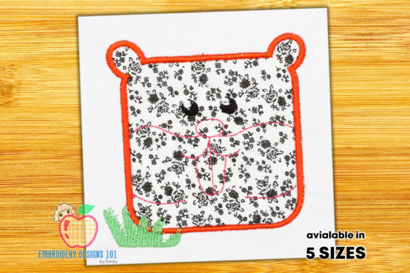 Square Squirrel Applique