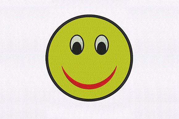 Yellow Smiling Emoji Design